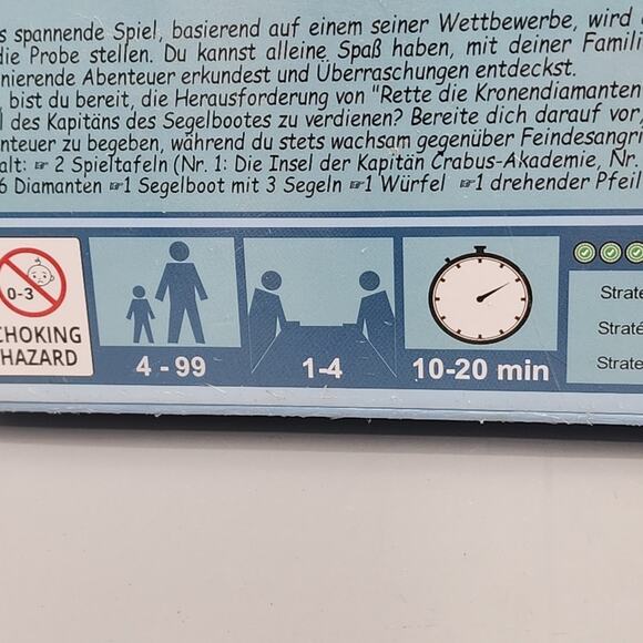 Save The Crown Diamonds Captain Crabus Academy Board Game Kinder Class New - Picture 5 of 10